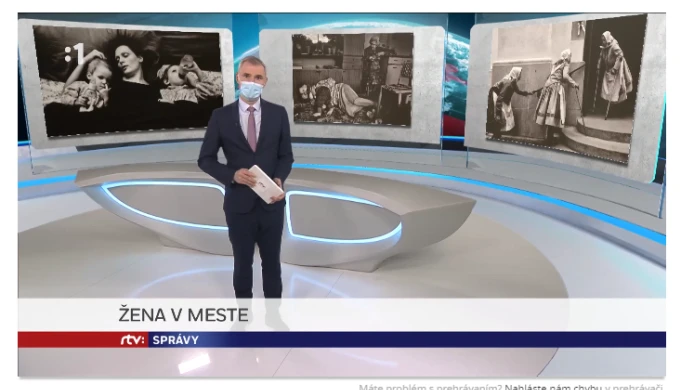 Zprávy RTVS: Žena v městě