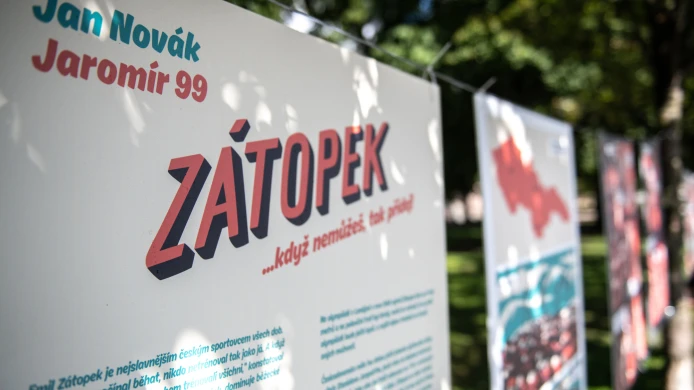 Fotografie z otvorenia výstavy Zátopek: ...když nemůžeš, tak přidej!