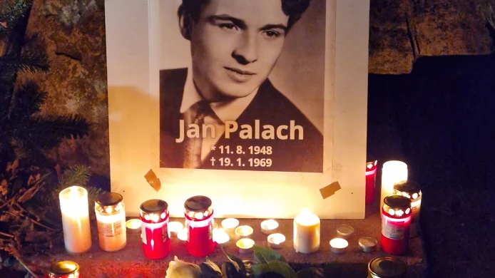 Vzpomínkové shromáždění k 55. výročí upálení Jana Palacha