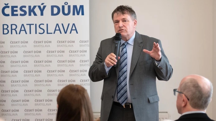 Profesor Jan Rychlík v Českém domě