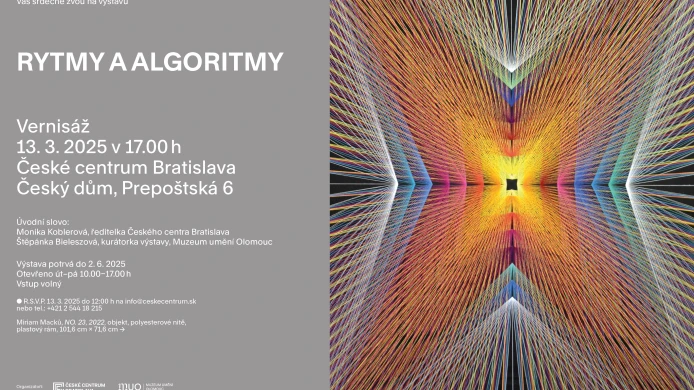 Tisková zpráva k výstavě Rytmy a algoritmy