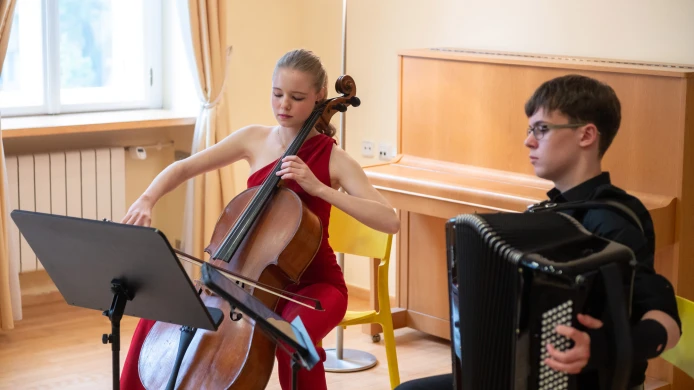 Laureáti Concertino Praga Naďa Strnadová a Viktor Stocker vystoupili na Velvyslanectví ČR v Bratislavě