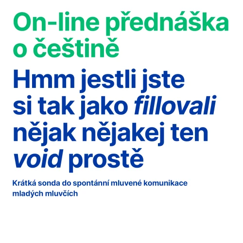 Online prednáška o češtine