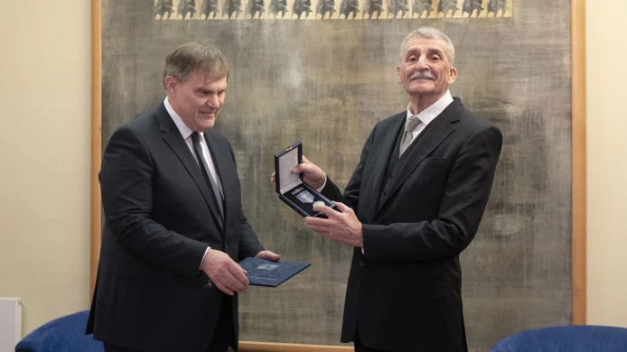 Martin Huba převzal medaili Za zásluhy o diplomacii