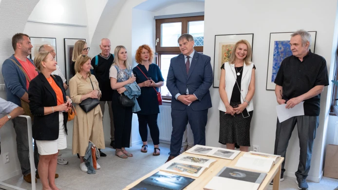 Vernisáž výstavy: Rudolf Fila: Vibrace, autorské knihy, ilustrace, seriálové přemalby