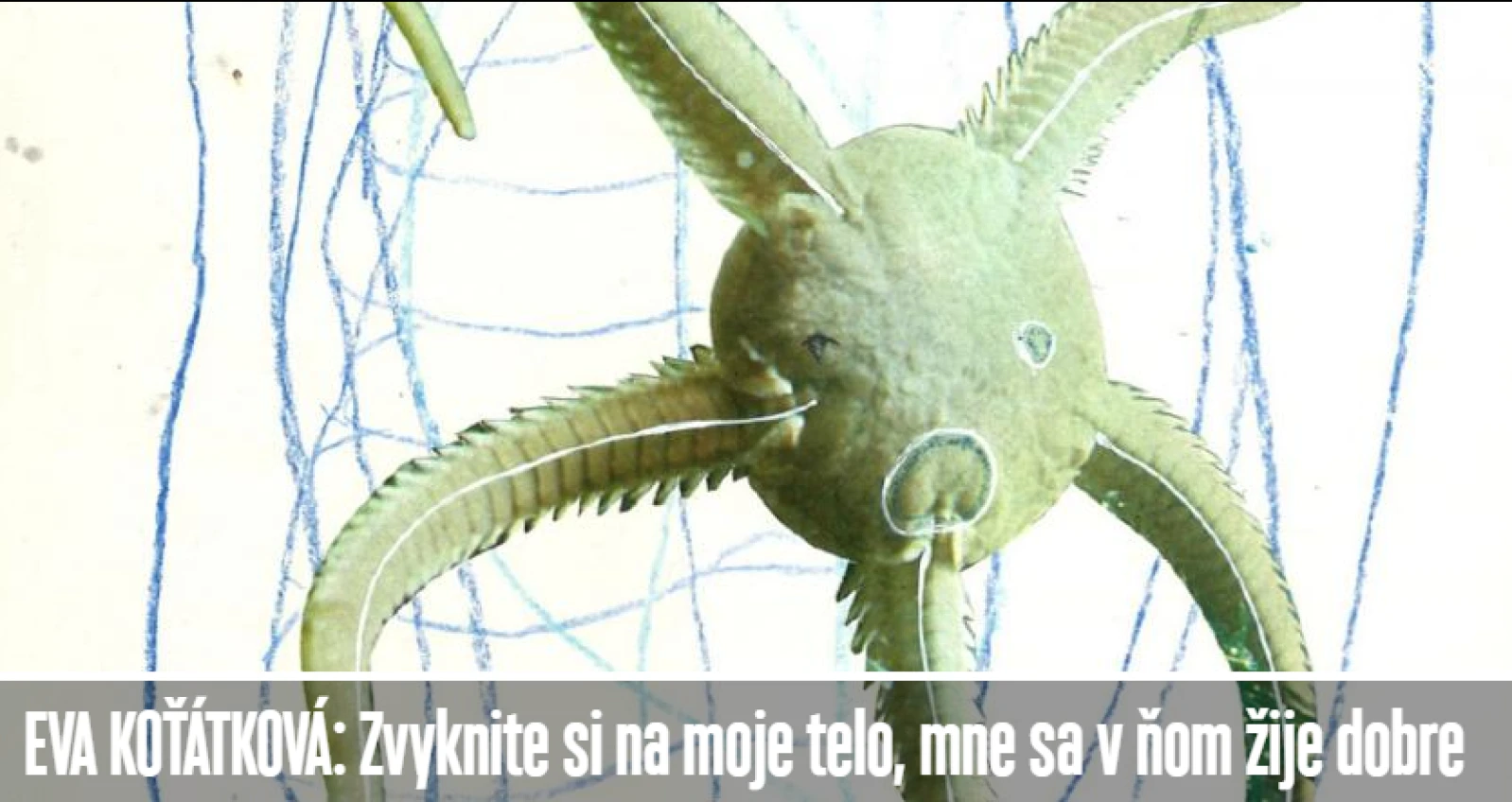 Ranní ladění na rádiu Devín o výstavě Zvykněte si na mé tělo, mně se v něm žije dobře