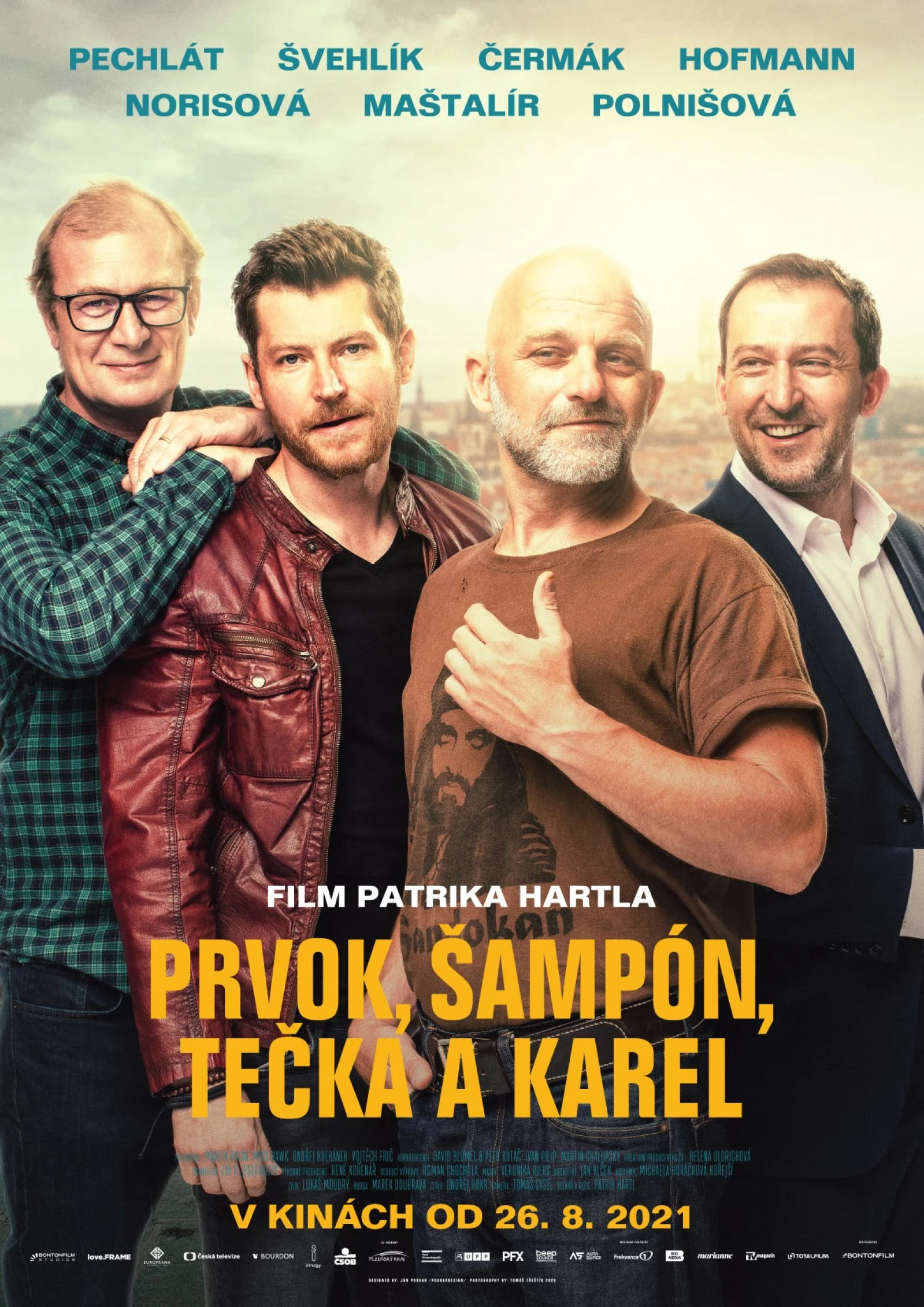 Prvok, Šampón, Tečka a Karel. Novinka v kinech