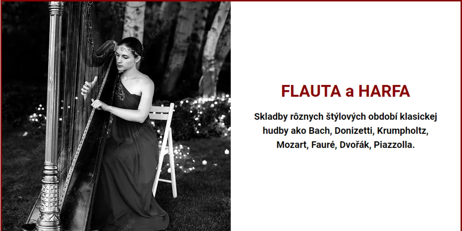 Symfonie umění | Flétna a harfa