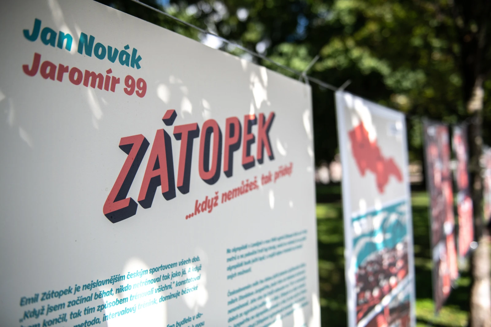 Fotografie z otvorenia výstavy Zátopek: ...když nemůžeš, tak přidej!