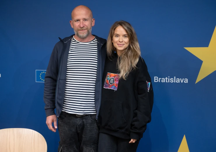 Martin Nahálka a Kristína Svarinská. Fotograf © Peter Korček