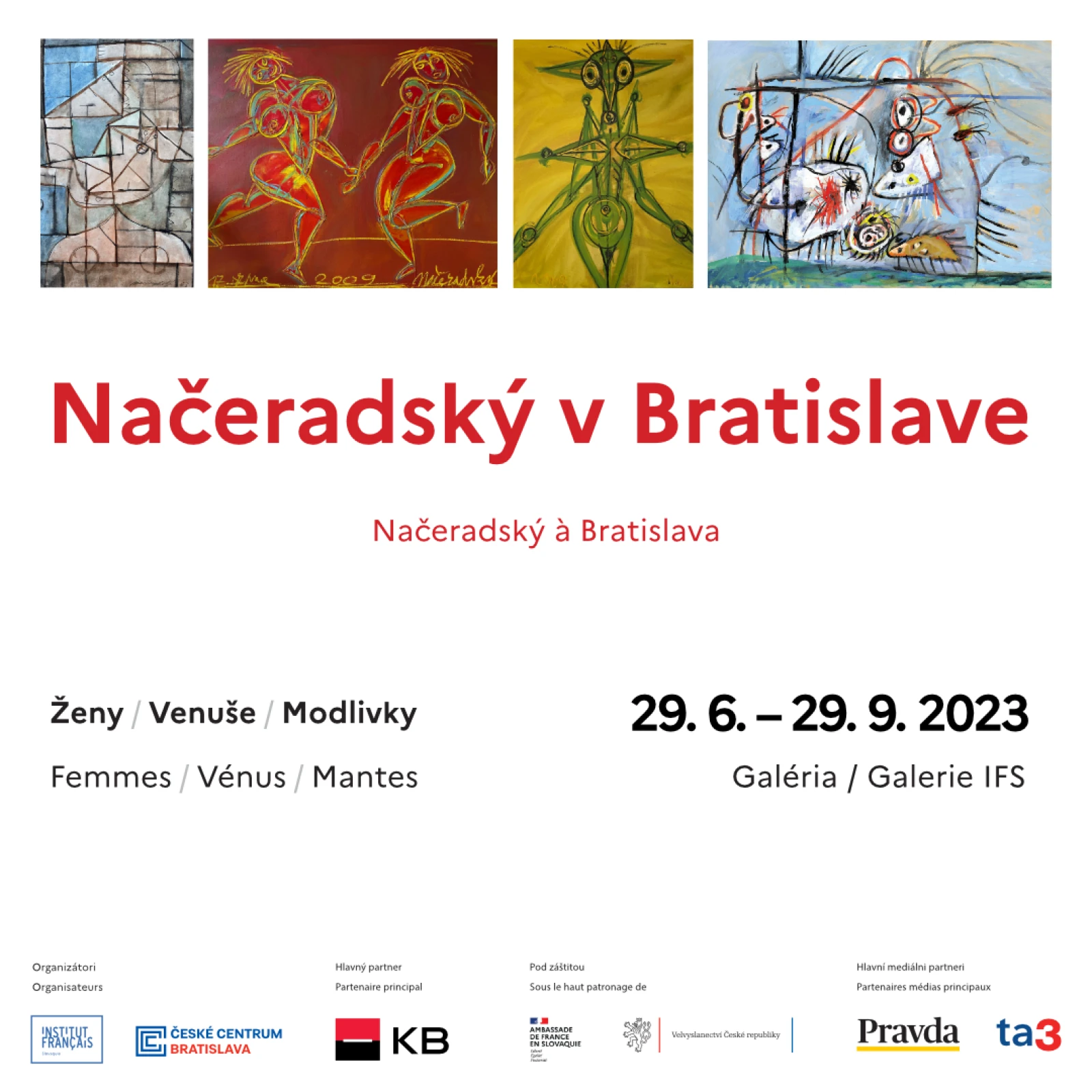 V Bratislavě začala výstava děl českého malíře Načeradského