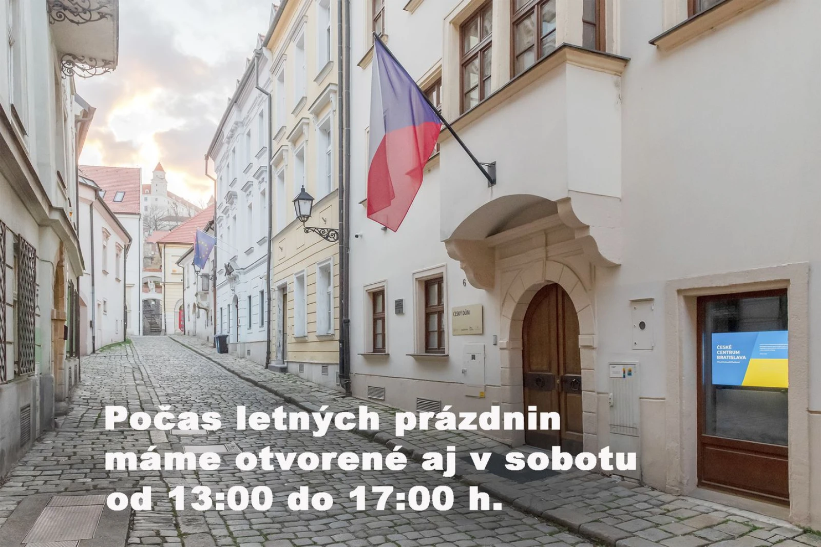 Galéria Českého centra v Českom dome má otvorené aj v sobotu!