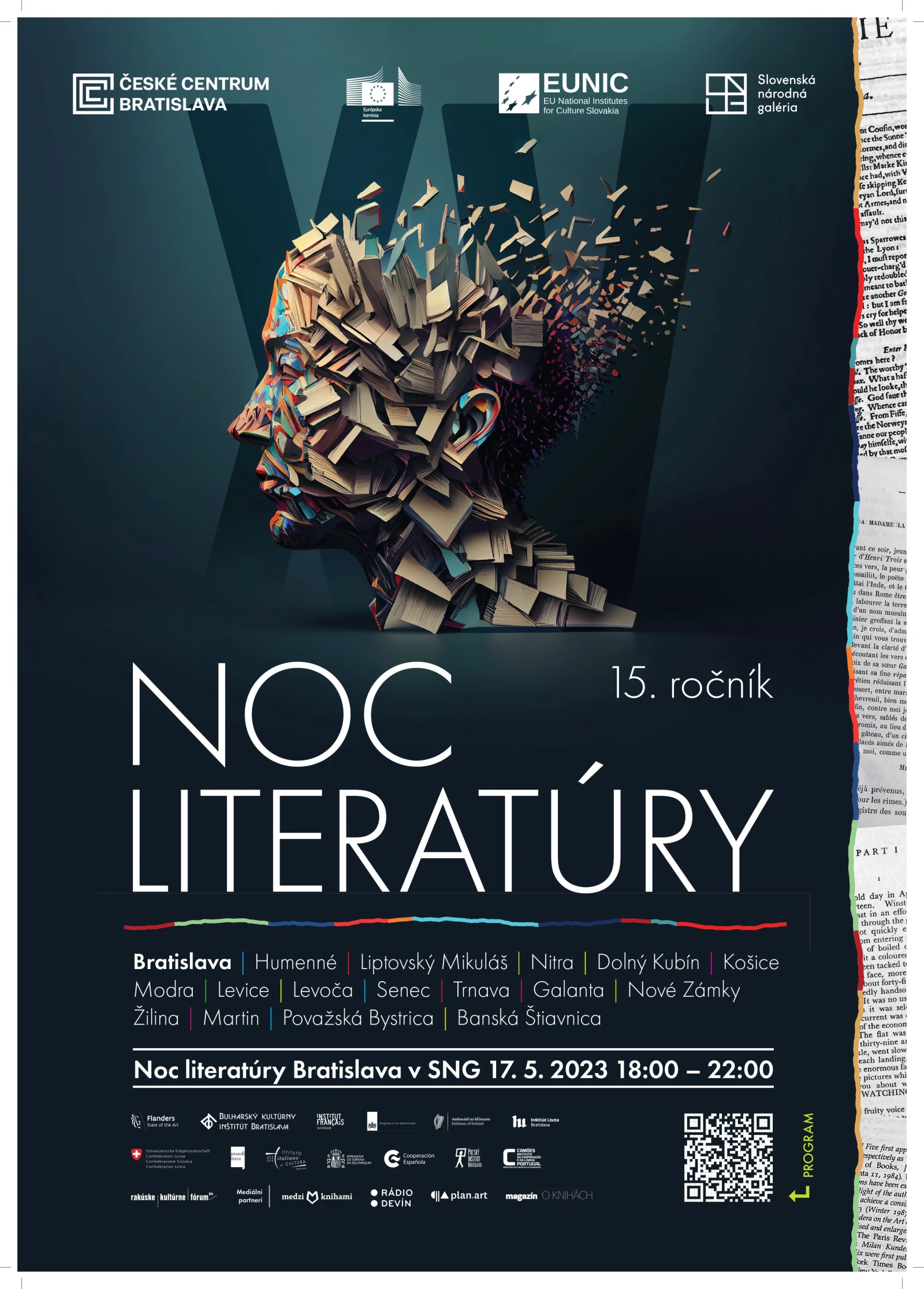 Noc literatury 2023 ve Slovenské národní galerii