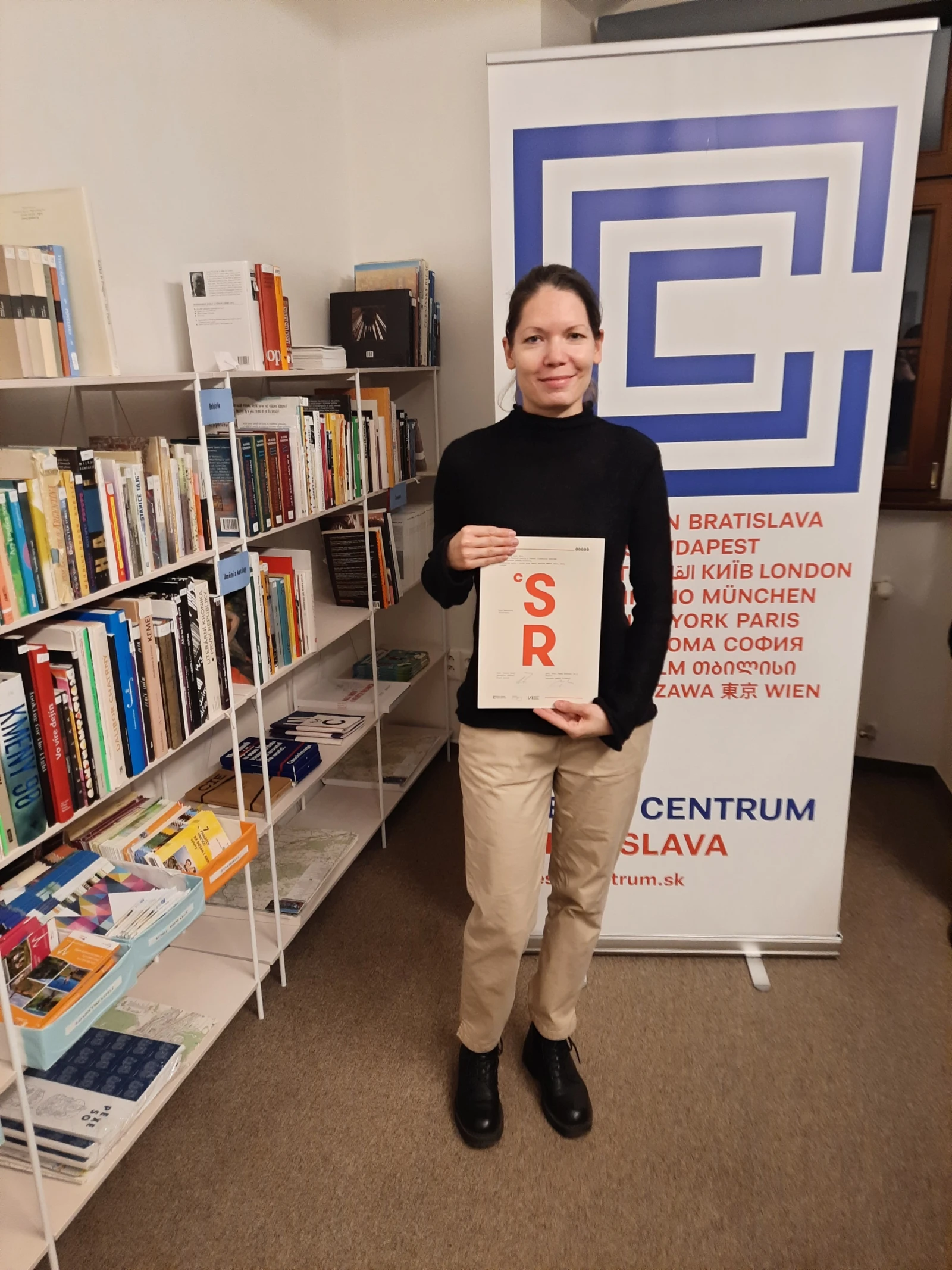 Vítězka Ceny Susanny Roth v Českém domě