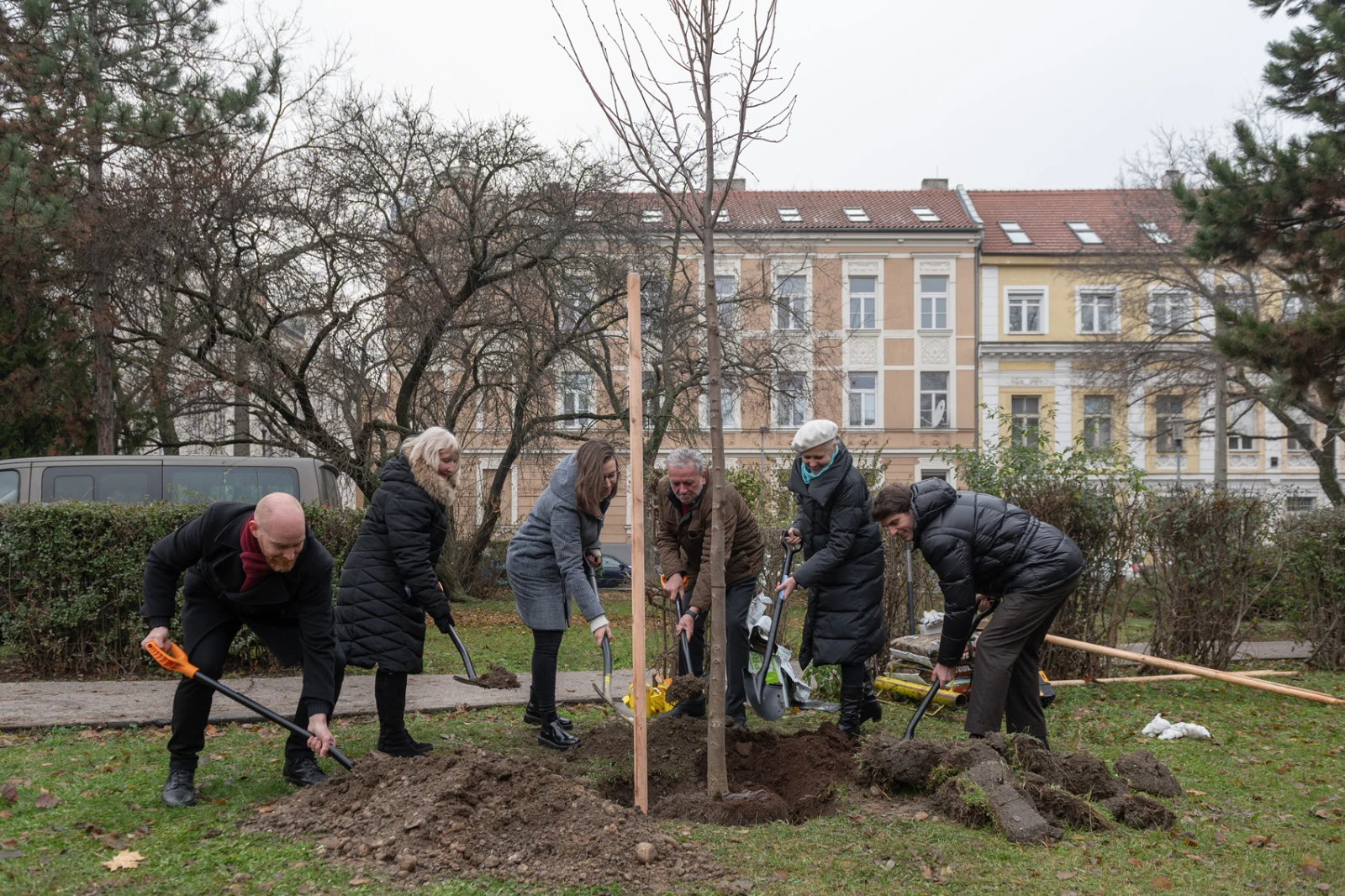Strom Olgy Havlové byl zasazen v Bratislavě