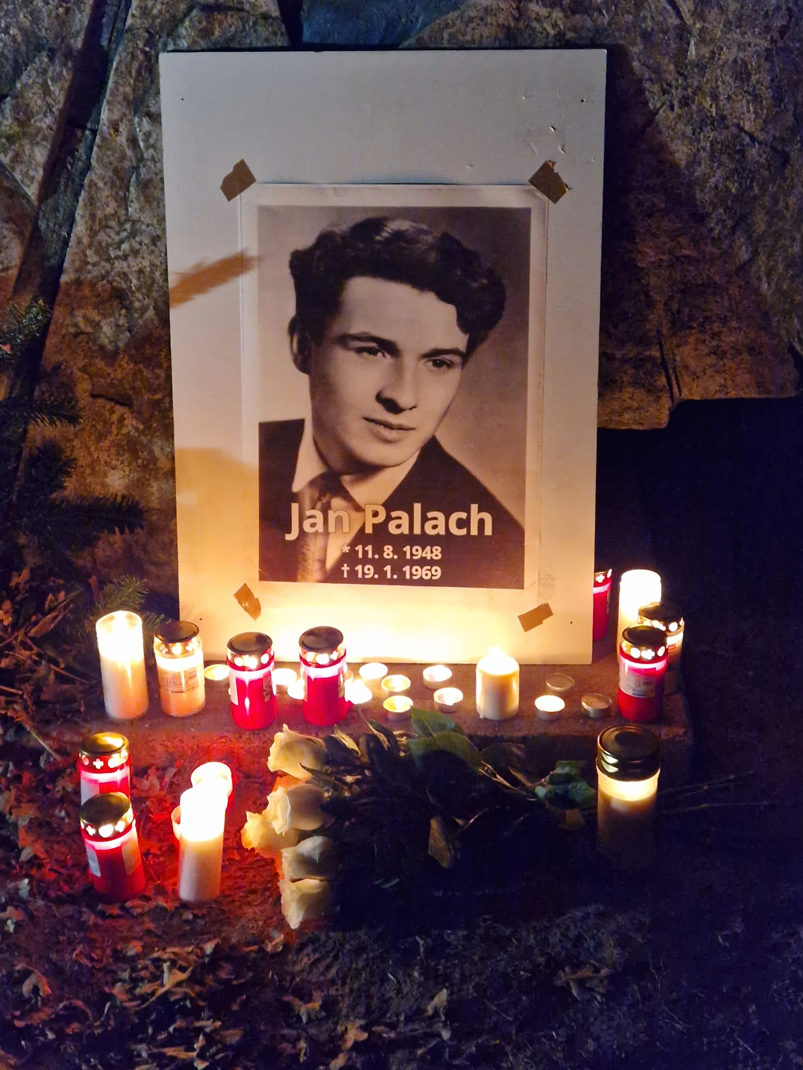 Vzpomínkové shromáždění k 55. výročí upálení Jana Palacha