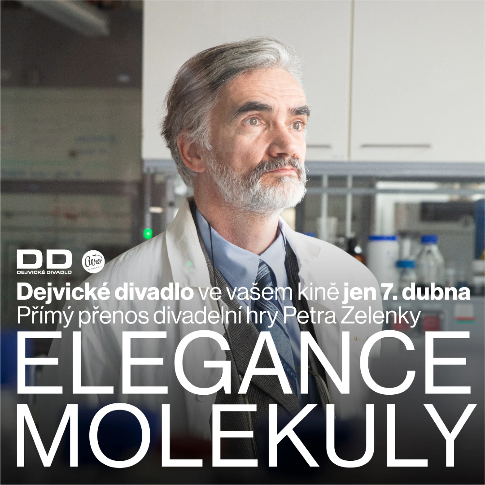 Dejvické divadlo s Elegancí molekuly unikátně v českých a slovenských  kinech pouze 7. dubna