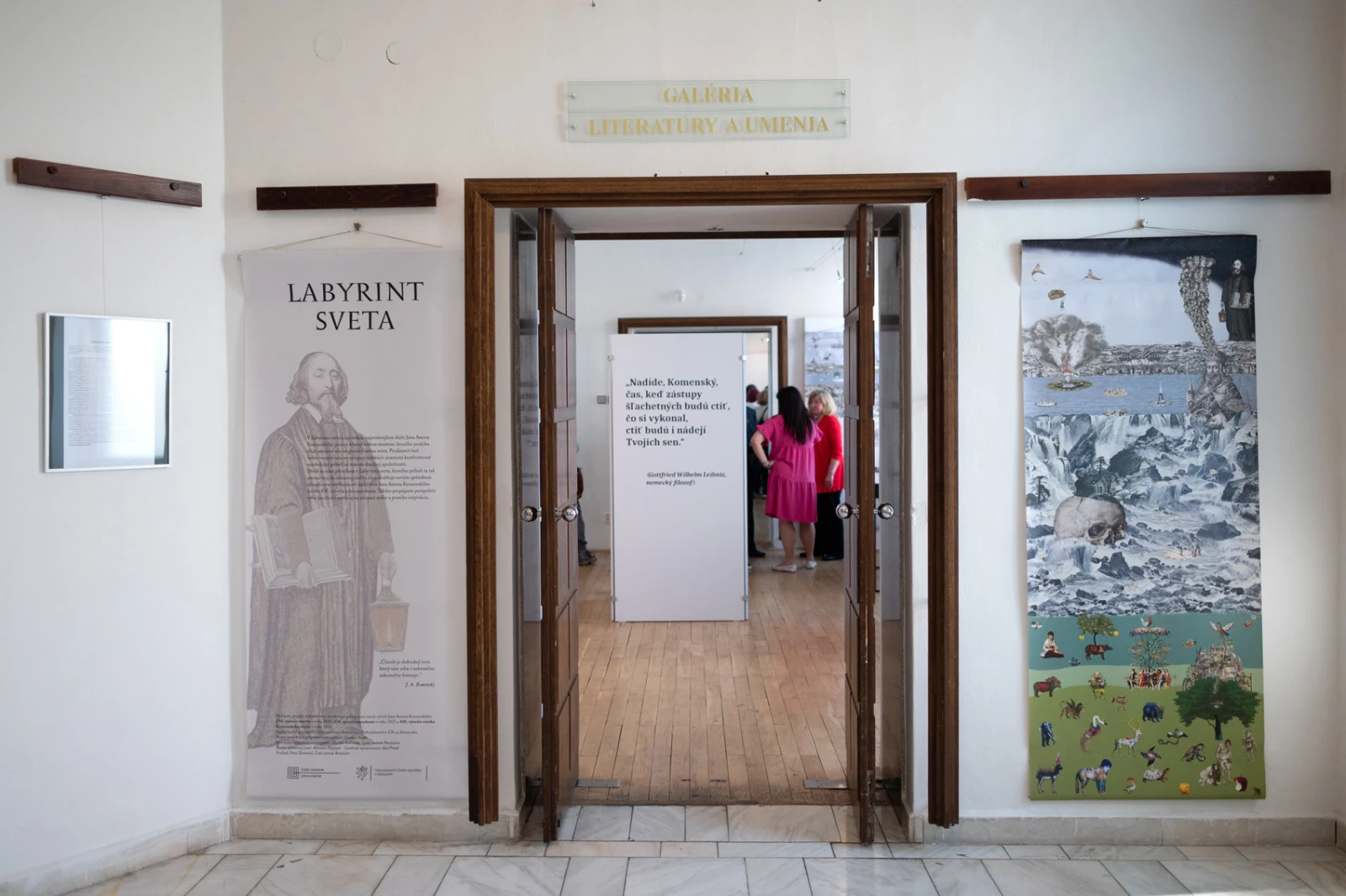 Vernisáž výstavy Labyrint sveta v Literárnom múzeu Slovenskej národnej knižnice v Martine