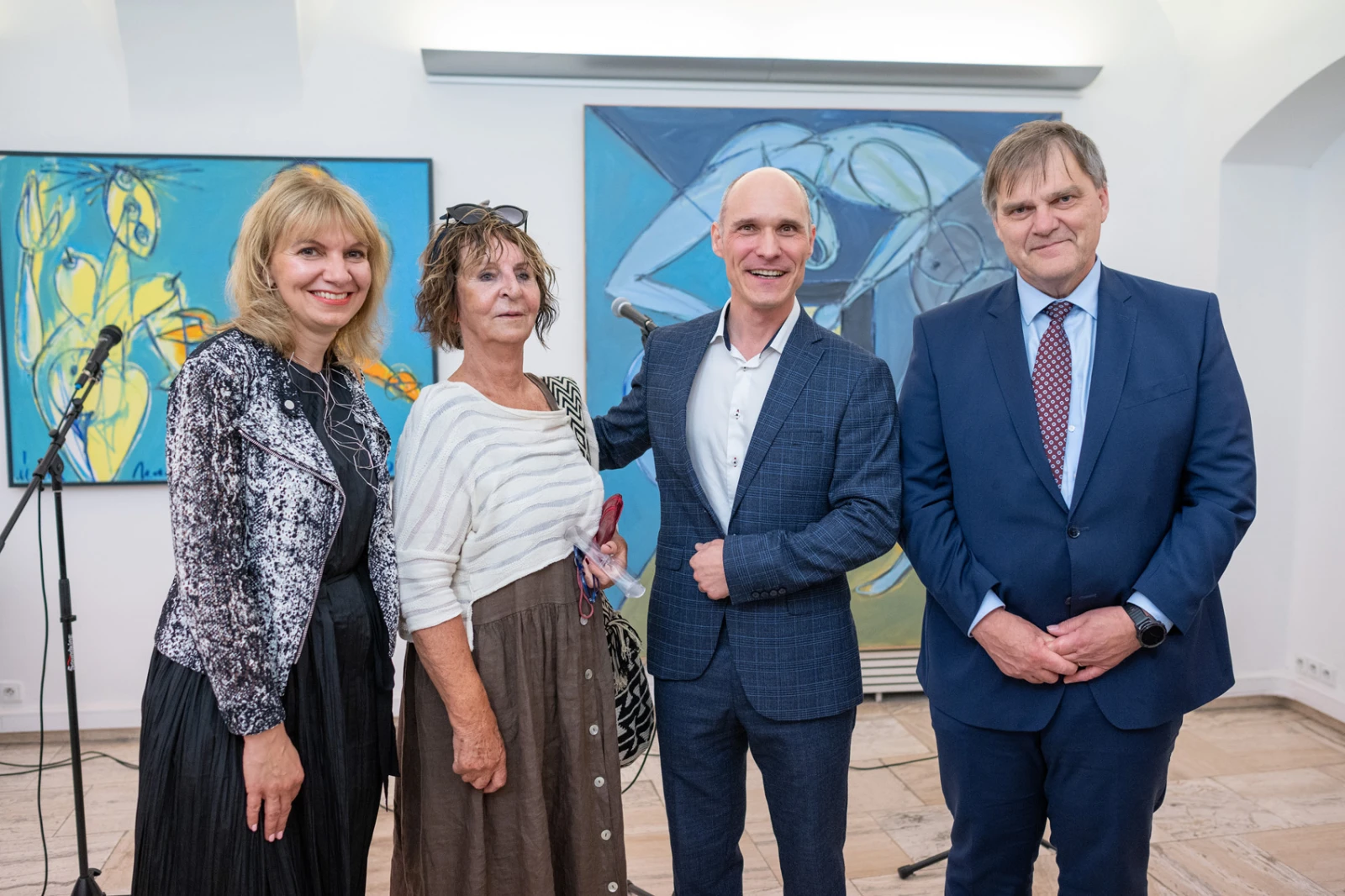 Vernisáž výstavy Načeradský v Bratislavě v Galerii Francouzského institutu na Slovensku