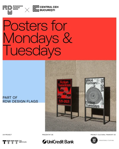 Romanian Design Week | Posters for Mondays & Tuesdays