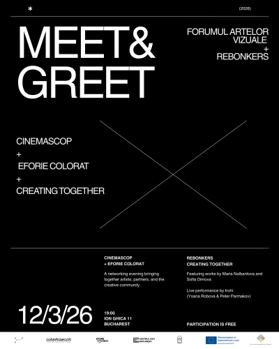 Meet & Greet | Forumul Artelor Vizuale + ReBonkers