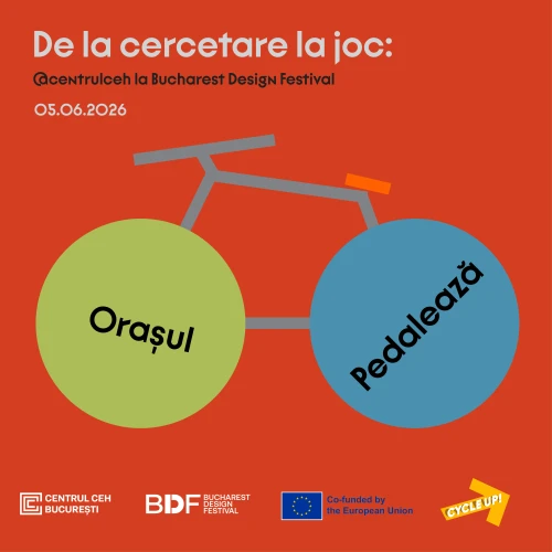 Instalația „Orașul pedalează!” la Bucharest Design Festival