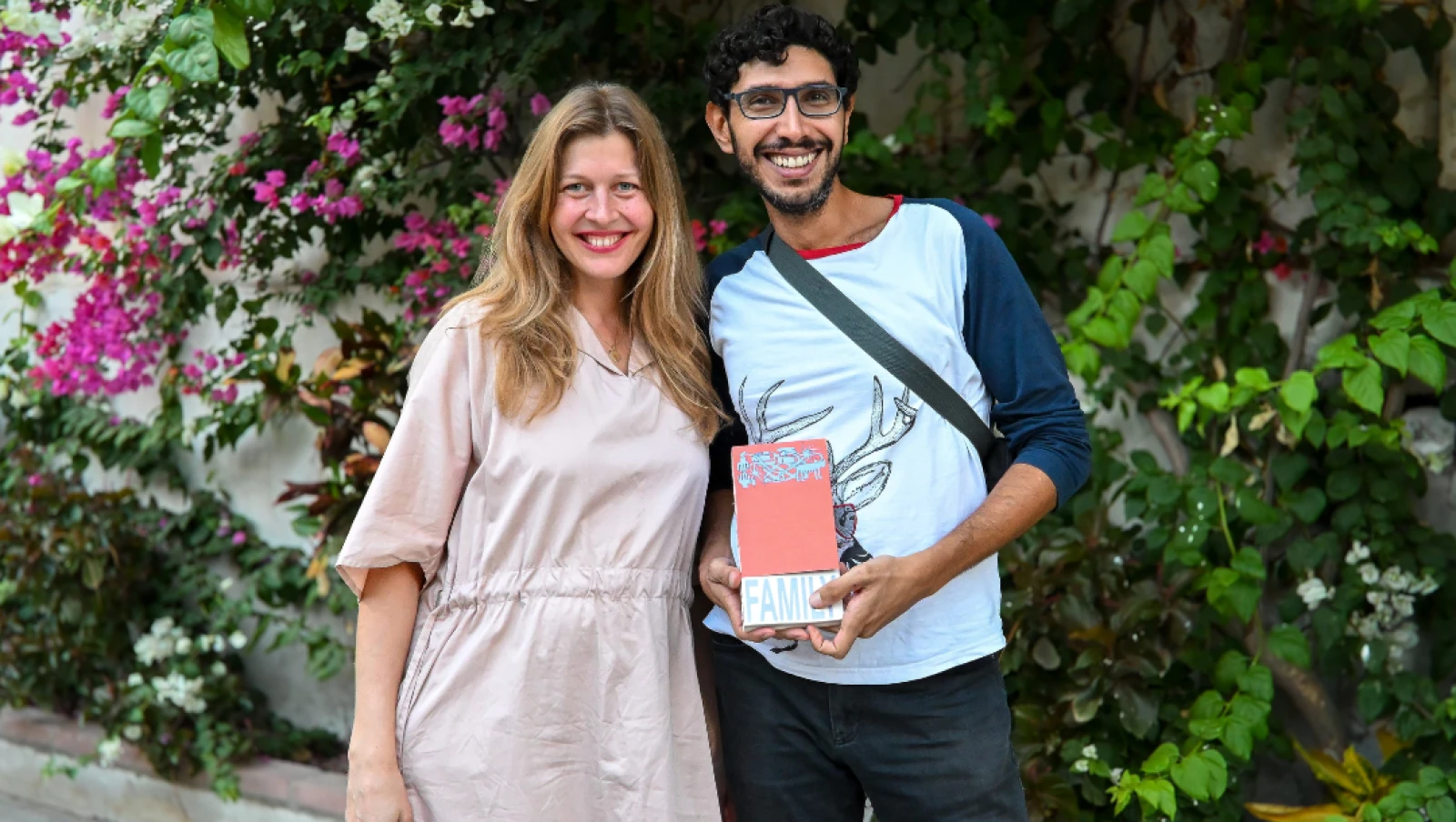 Karina Kottová a Ehab Elshazly z Českého centra Káhira