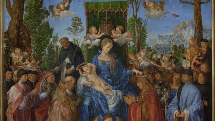 Křížem krážem Národní galerií Praha: Díl 2. - Albrecht Dürer: Růžencová slavnost