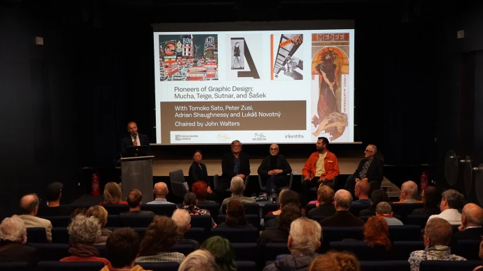 Pioneers of Graphic Design: Mucha, Teige, Sutnar, and Šašek (event video recording)