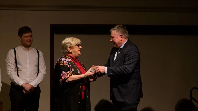 The Crystal Heart goes to Cecilia Rokusek