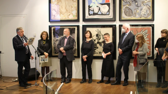 Exhibition opening Mad Silkman: Zika & Lida Ascher Textiles and Fashion at Czech Center New York
