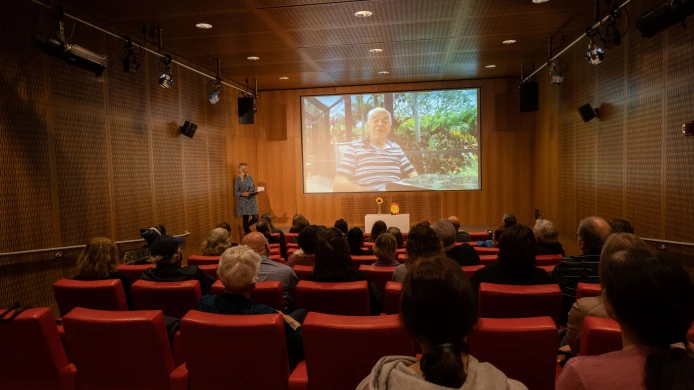 Photographs from the evening dedicated to Věra Čáslavská