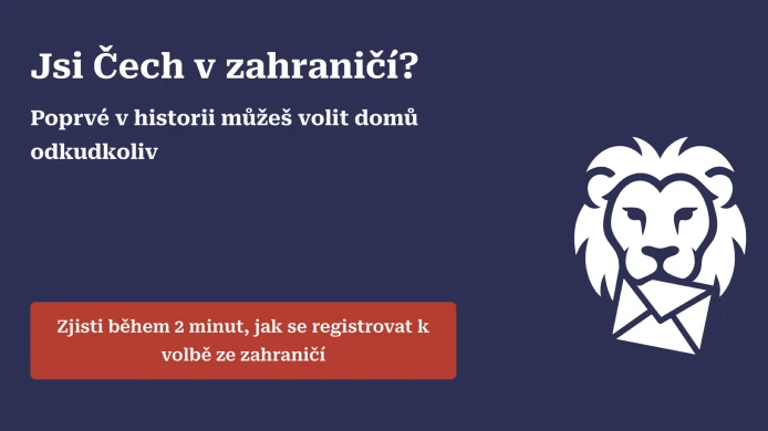 Mail-In Voting for Czechs Abroad: Register by August 24.