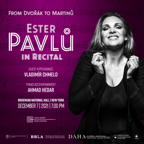 From Dvořák to Martinů: Ester Pavlů in Recital