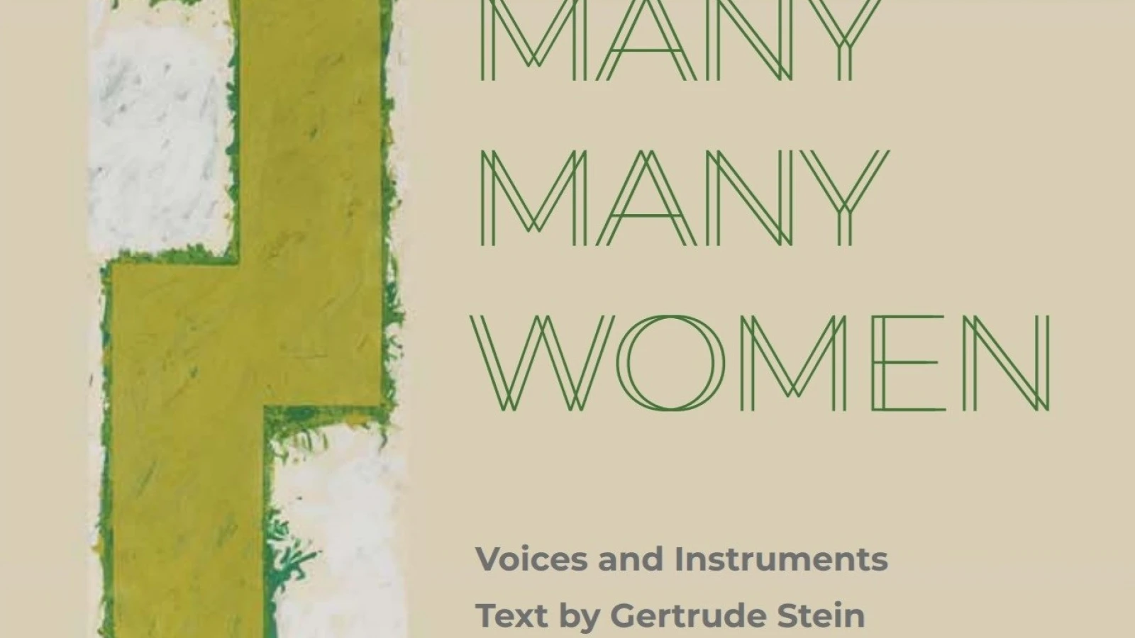 S.E.M. Ensemble: Many Many Women