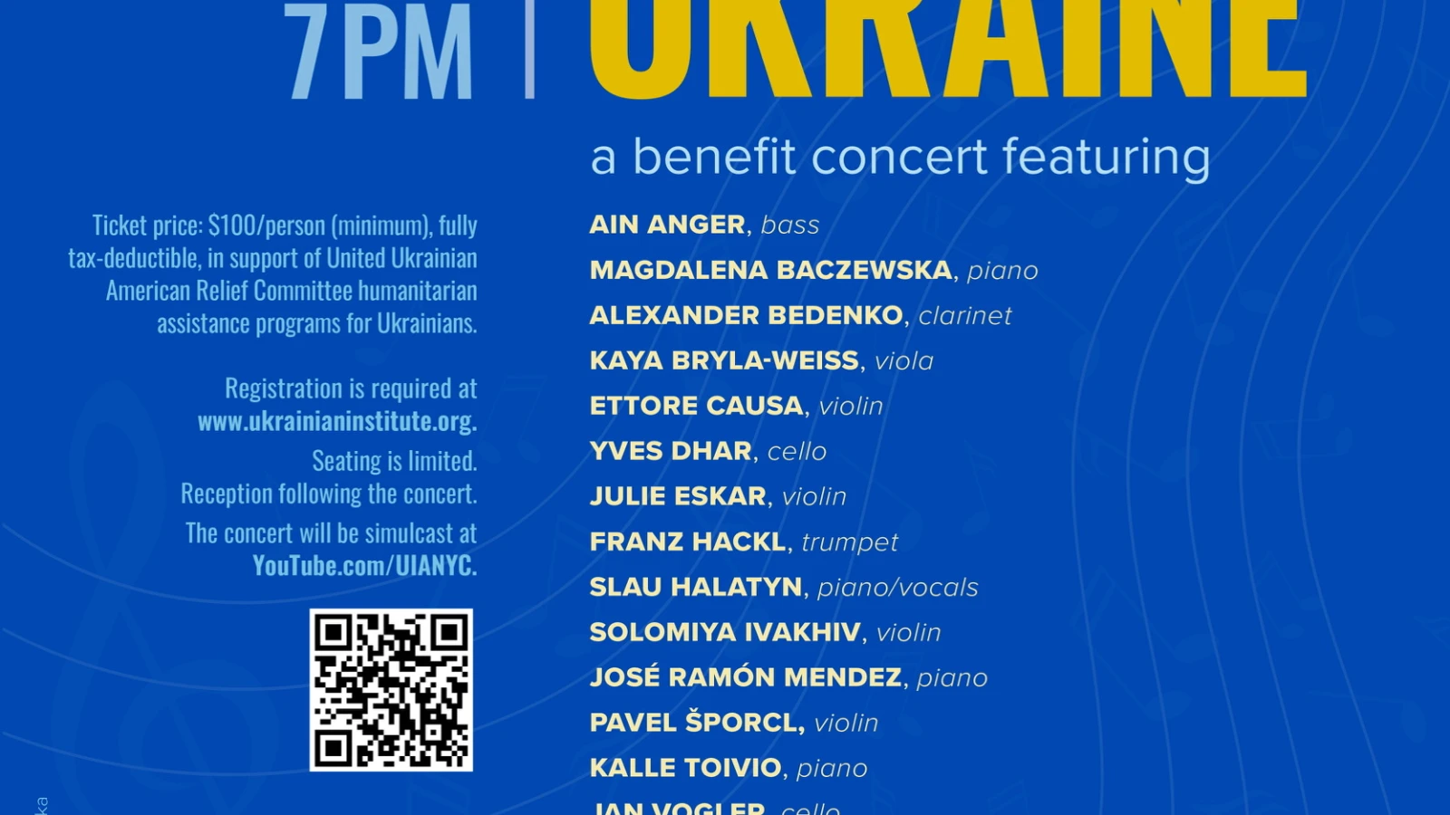 Unity for Ukraine: EUNIC concert to support Ukraine