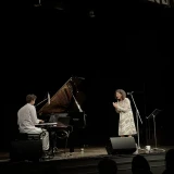 Iva Bittová and Antonín Fajt. Photo credit © Tereza Miholová
