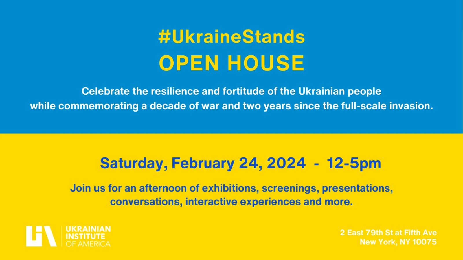 Commemoration of the Second Anniversary of the Beginning of the War Against Ukraine