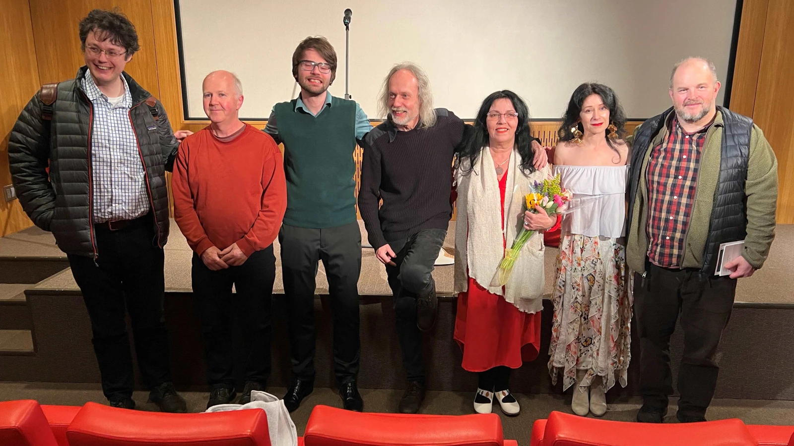 Petr Hruška and other poets in Czech Center New York