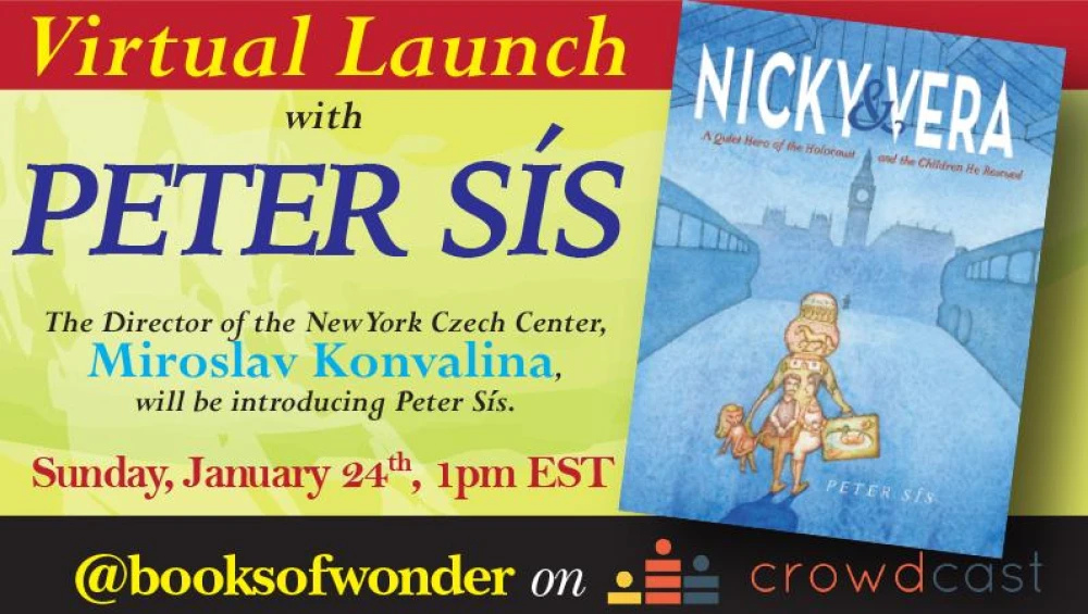 Virtual Launch for Peter Sís's new book: NICKY & VERA
