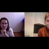 Emily Shanahan and Marie Lukáčová discussing their art project, © Emily Shanahan and Marie Lukáčová