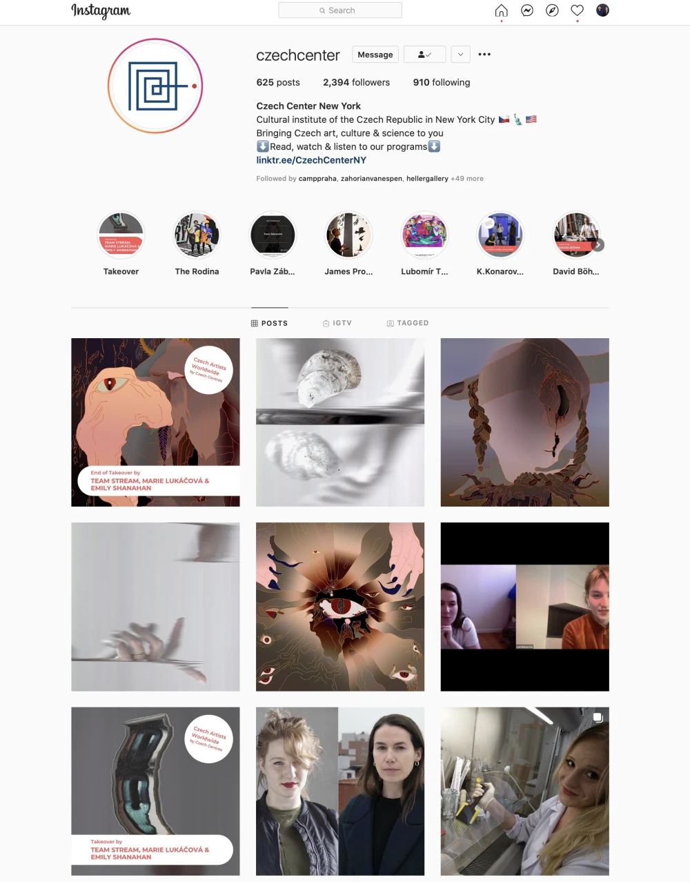 Instagram Takeover:  Team Stream, Marie Lukáčová and Emily Shanahan