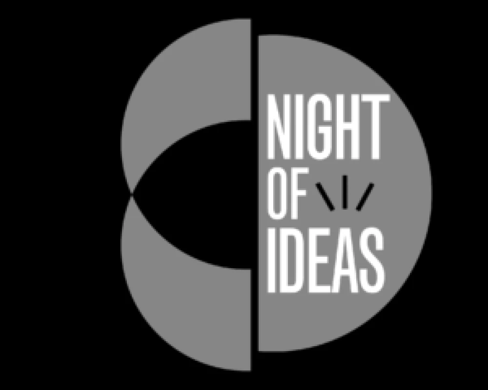 Writer and curator Hana Janečková and graphic designer Anežka Minaříková at Night of Ideas 2022