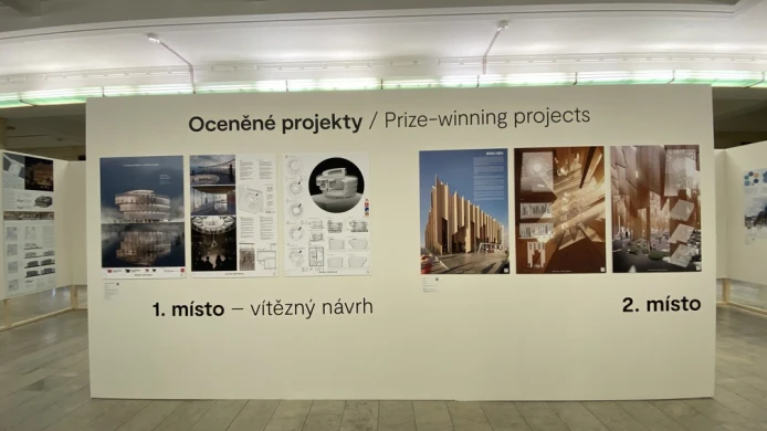 Národní muzeum vystavuje všech 38 soutěžních návrhů národního pavilonu pro EXPO 2025
