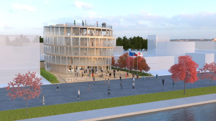 Češi rok před zahájením světové výstavy EXPO 2025 představují český národní pavilon ve virtuální realitě. Mají stavební firmu, spouští aktivní nábor partnerů a odhalili svého maskota