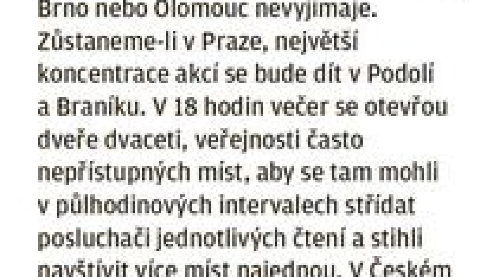 Článek Čtenáři v Yacht Clubu, Pavel Vokatý/Lidové noviny