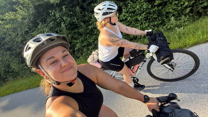Do Říma na kole: Anna Krninská a její neobvyklá rezidenční cesta