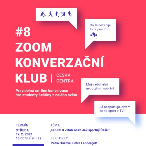 #8 ZOOM Konverzační klub: SPORTU ZDAR aneb Jak sportují Češi?