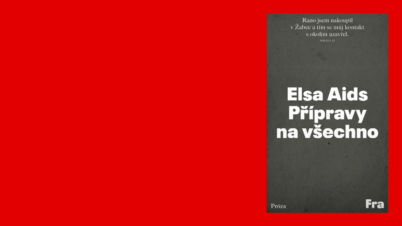Susanna Roth Prize 2022: Preparations for Everything