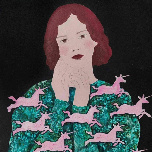 WINDOW GALLERY 2026 / Olena Papka: Girl with unicorns